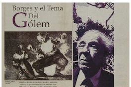 Borges y el tema de Gólem