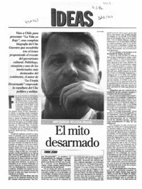 El mito desarmado  [artículo] Faride Zerán.