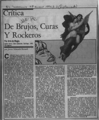 De brujos, curas y rockeros  [artículo] Javier Edwards Renard.