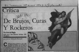 De brujos, curas y rockeros  [artículo] Javier Edwards Renard.