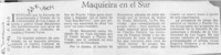Maquieira en el sur  [artículo].