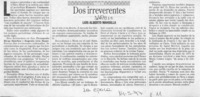 Dos irreverentes