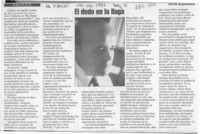El dedo en la llaga  [artículo] Víctor Maldonado.