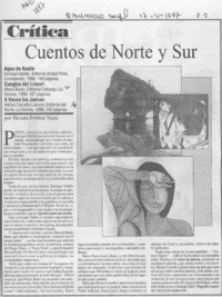 Cuentos de norte y sur  [artículo] Hernán Poblete Varas.