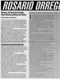 Rosario Orrego: Teresa