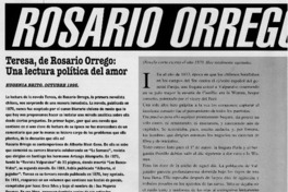 Rosario Orrego: Teresa
