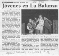 Jóvenes en La Balanza  [artículo].