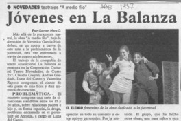 Jóvenes en La Balanza  [artículo].