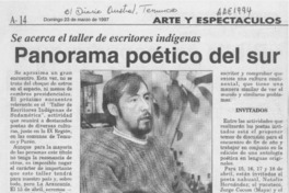 Panorama poético del sur  [artículo].