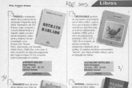 Libros  [artículo] Andrés Gómez.