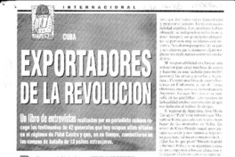 Exportadores de la revolución  [artículo].