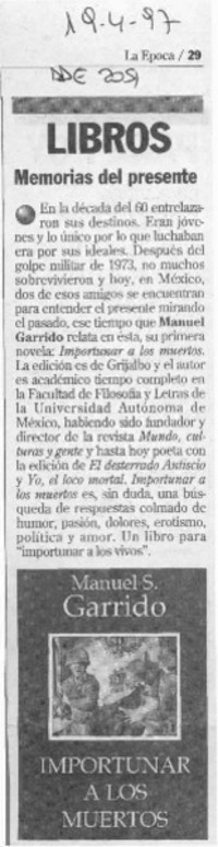 Libros  [artículo].