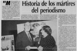 Historia de los mártires del periodismo