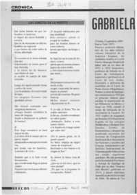 Garbriela Mistral  [artículo] Erwin Stock.