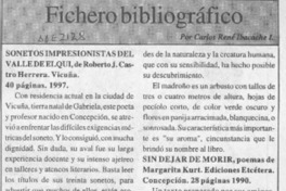 Fichero bibliográfico  [artículo] Carlos René Ibacache.