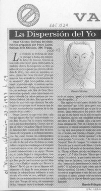 La dispersión del yo