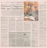 Promover negocios más que equilibrios