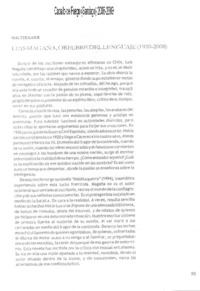 Luis Magaña, orfebre del lenguaje (1920-2008)