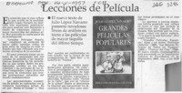 Lecciones de película  [artículo].