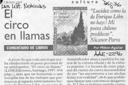 El circo en llamas  [artículo] Milton Aguilar.