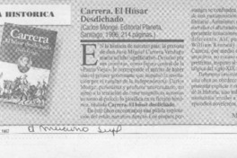 Carrera, el húsar desdichado  [artículo] Mario Tomás Schilling.