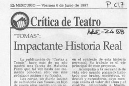 "Tomás", impactante historia real  [artículo] Carola Oyarzún.