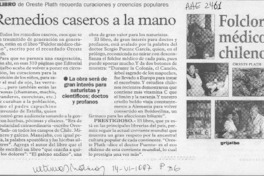 Remedios caseros a la mano  [artículo].