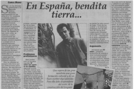 En España, bendita tierra