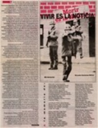 Vivir es la noticia