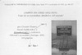 Darwin en Chile (1832-1835)  [artículo] Sofía Correa Sutil.