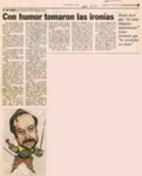 Con humor tomaron las ironías