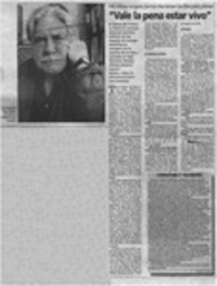 "Vale la pena estar vivo"