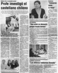 Profe investigó el castellano chileno