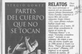 Partes del cuerpo que no se tocan  [artículo].