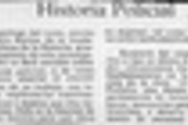 Historia policial  [artículo].