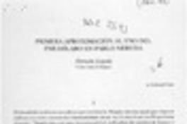 Primera aproximación al uso del eneasílabo en Pablo Neruda