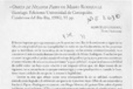 Órbita de Nicanor Parra