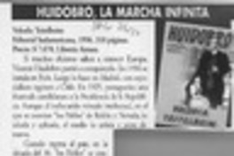 Huidobro, la marcha infinita