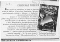 Cárdenas publica  [artículo].