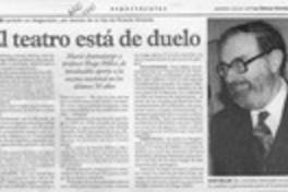 El Teatro está de duelo  [artículo].