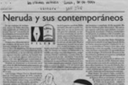 Neruda y sus contemporáneos  [artículo] Filebo.