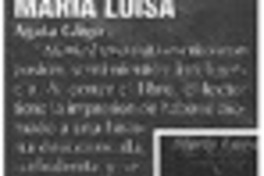 María Luisa