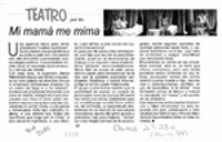 Mi mamá me mima  [artículo] As.