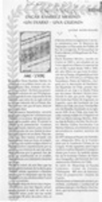 Oscar Ramírez Merino, "Un diario, una ciudad"