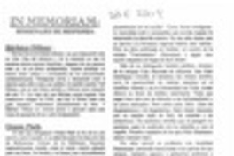 In memorian  [artículo] Enrique Valdés.