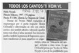 Todos los cantos Ti Kom VL