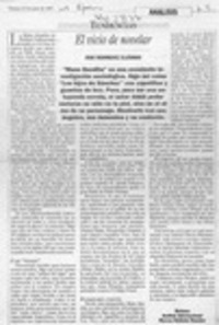 El vicio de novelar  [artículo] José Rodríguez Elizondo.