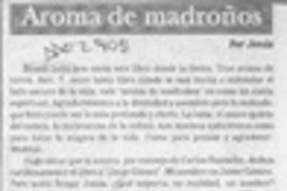 Aroma de madroños  [artículo] Jonás.