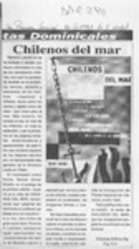 Chilenos del mar  [artículo].