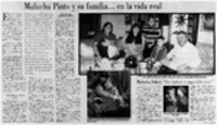 Malucha Pinto y su familia -- en la vida real